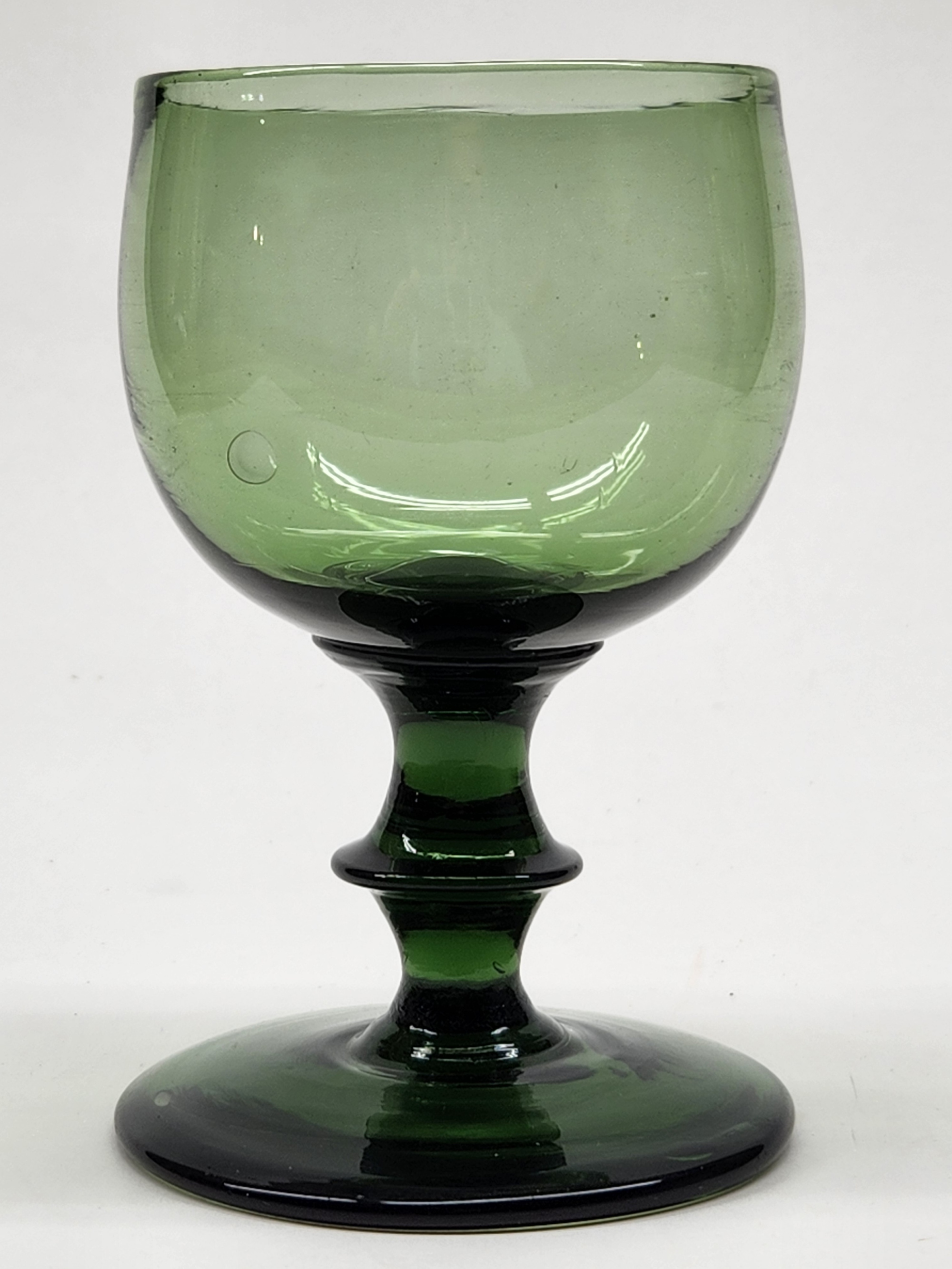 Rare Jersey City Glass Co. Wine Glass