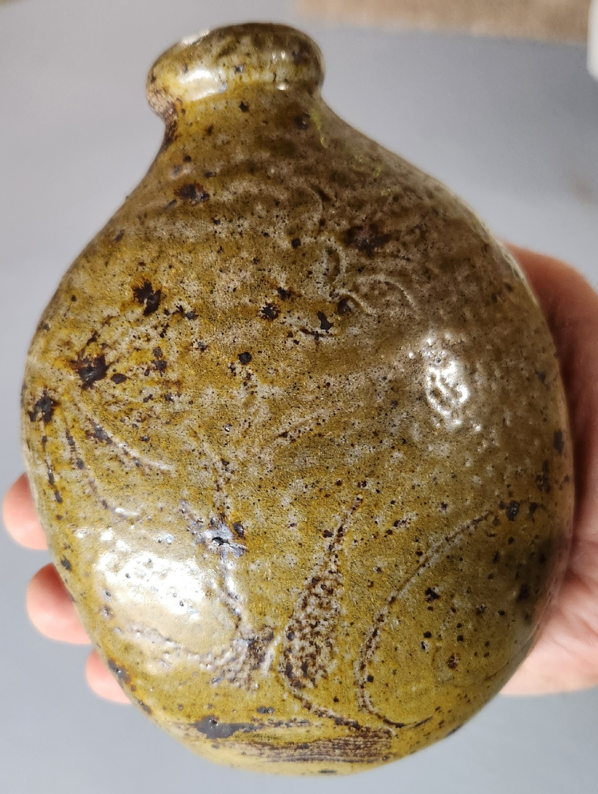 Rare American Revolutionary War Period Pocket Bottle