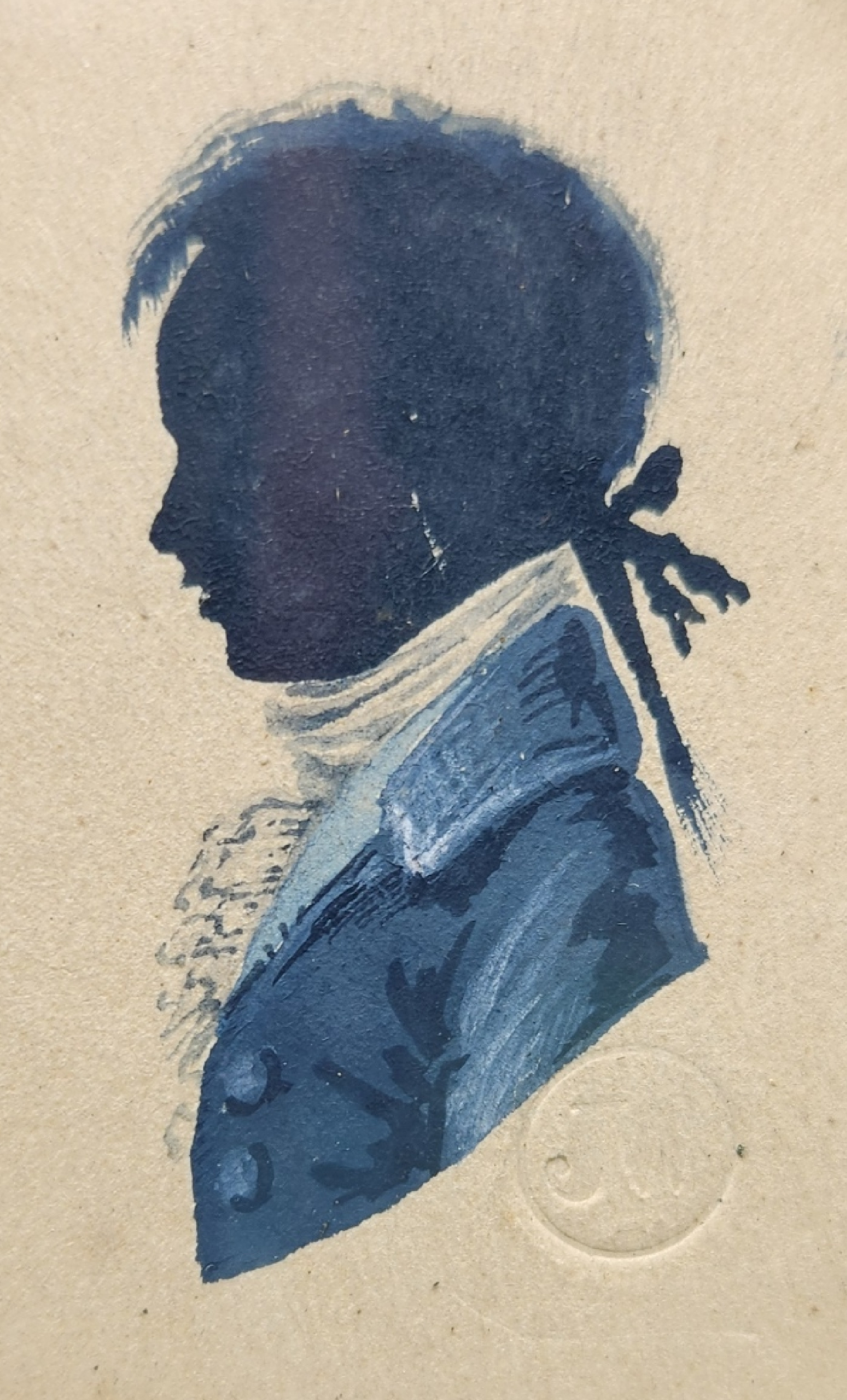 American Miniature Stamped JW for Joseph Wood