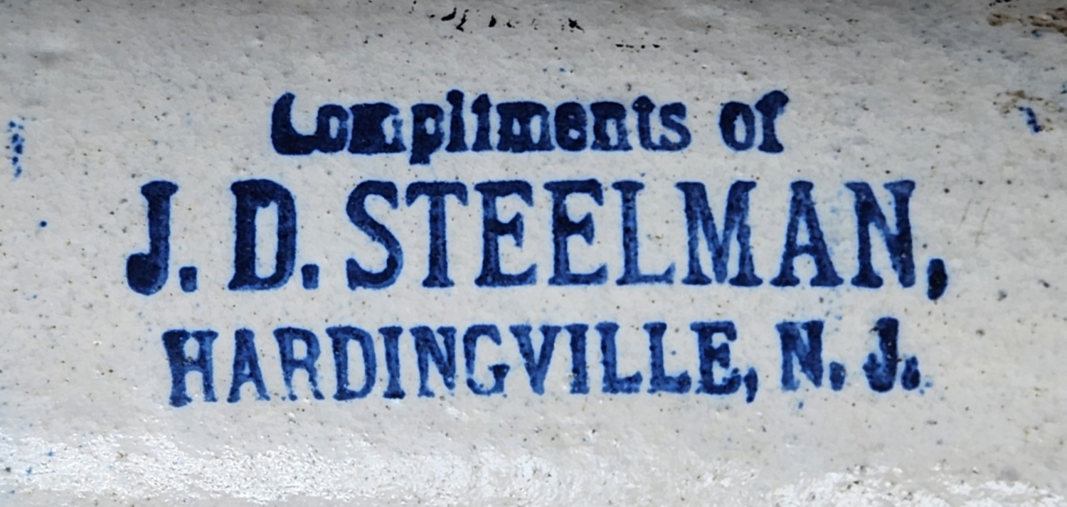Rare NJ Stoneware Rolling Pin