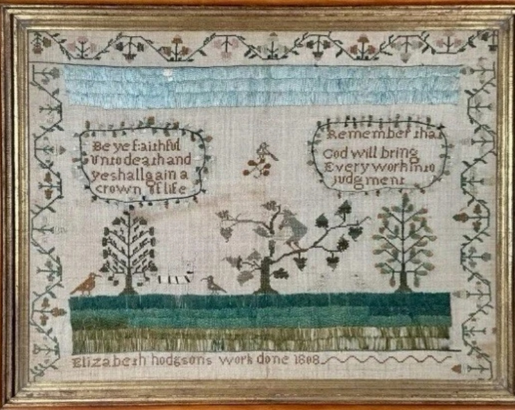 New Jersey School Girl Sampler
