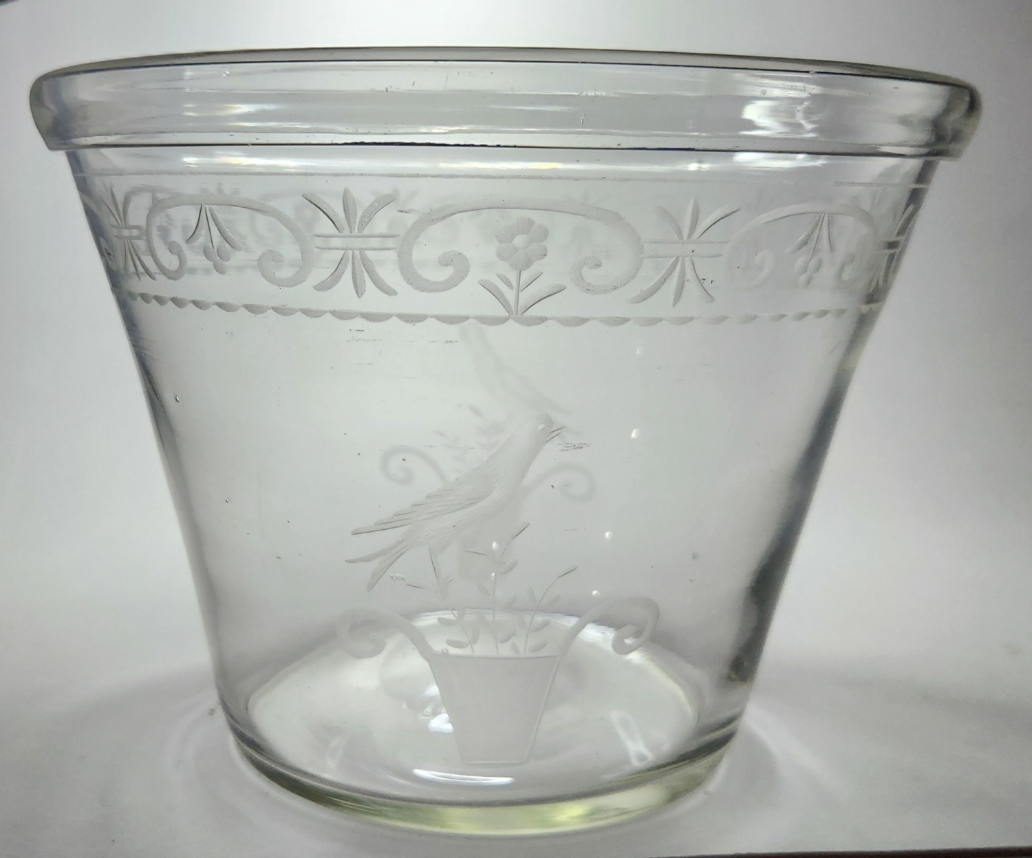 Large Early Stiegel Type Bowl