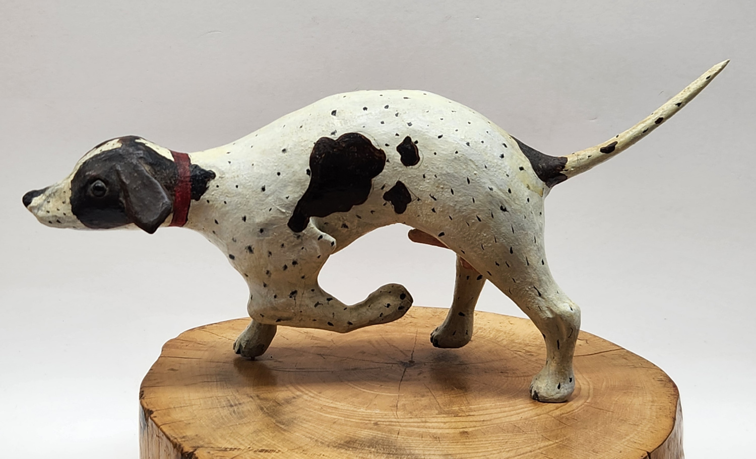 20th Century Pointer Carving