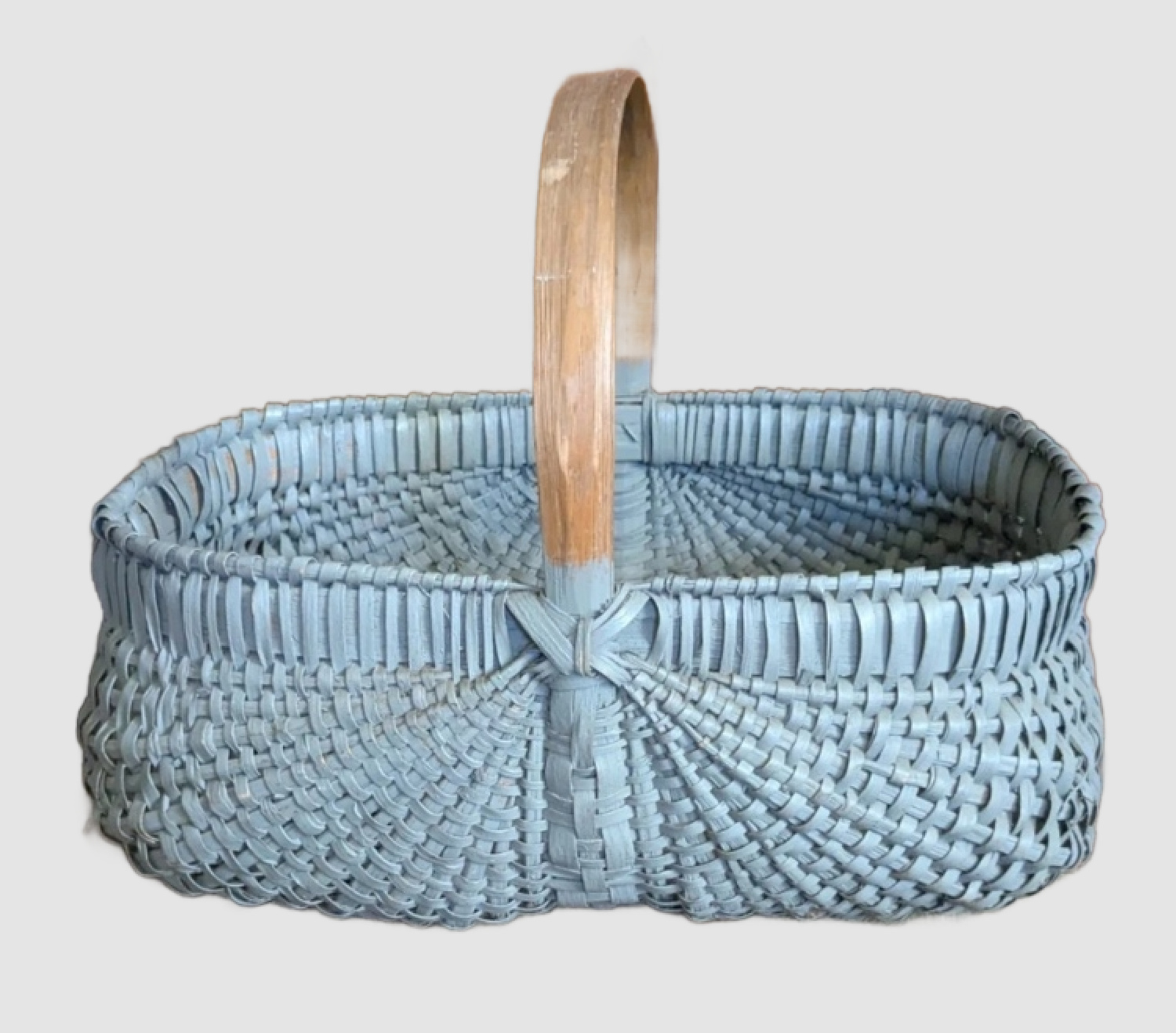 Large Painted Basket