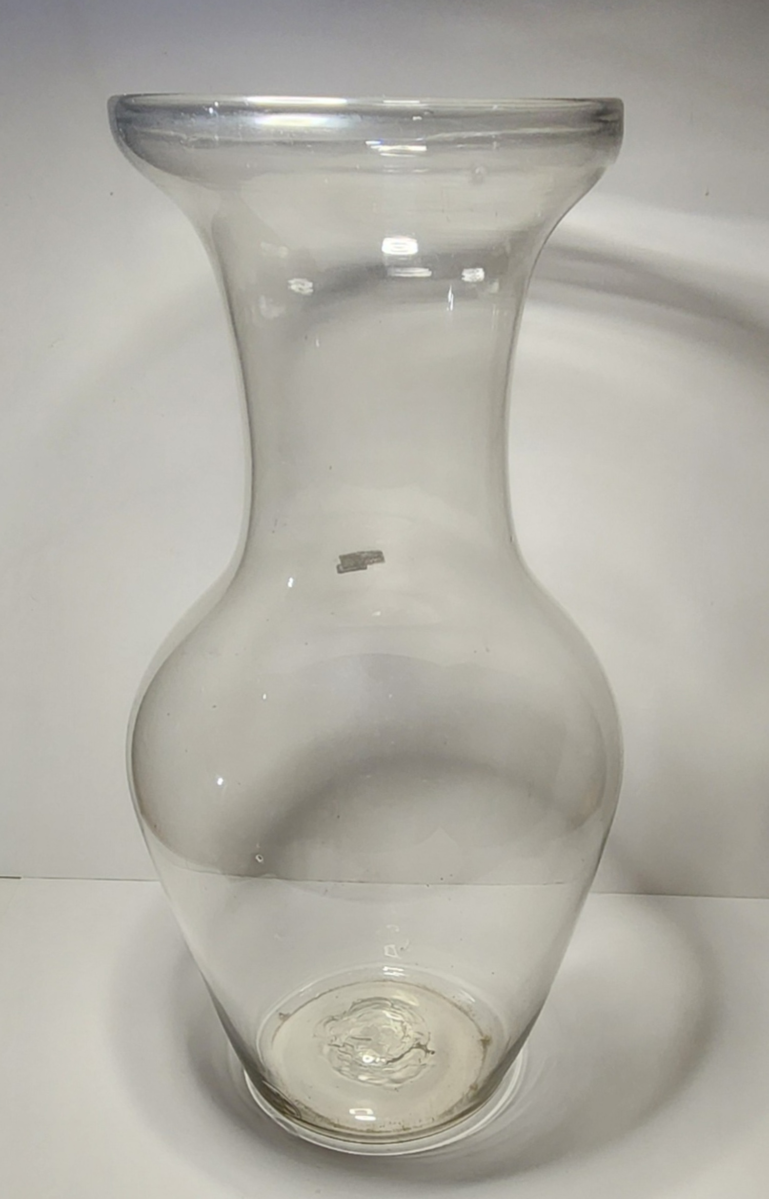 Amazing 17+" Early SJ Window Glass Vase