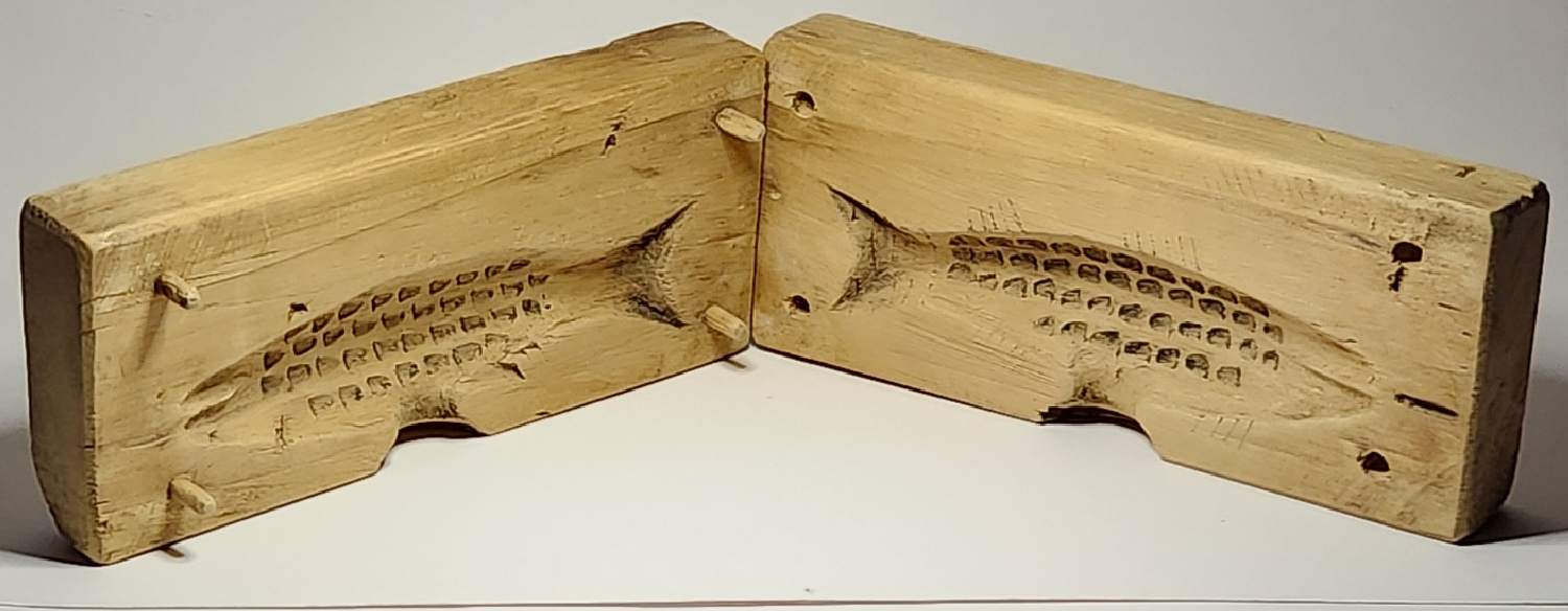 Large Maple Sugar Fish Mold
