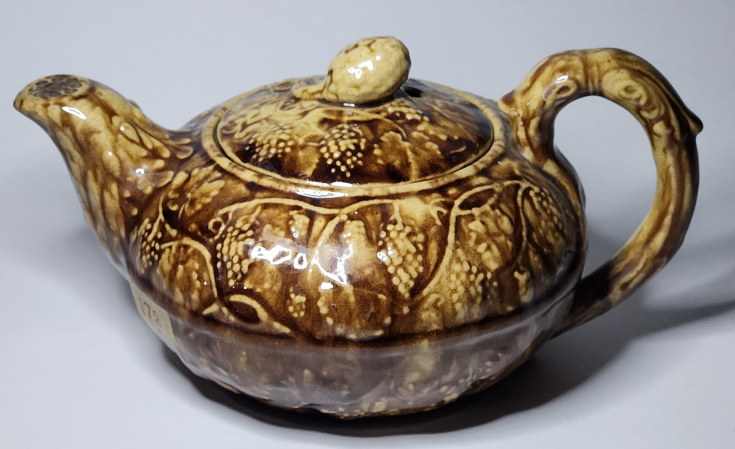Rare South Amboy  NJ Rockingham Teapot