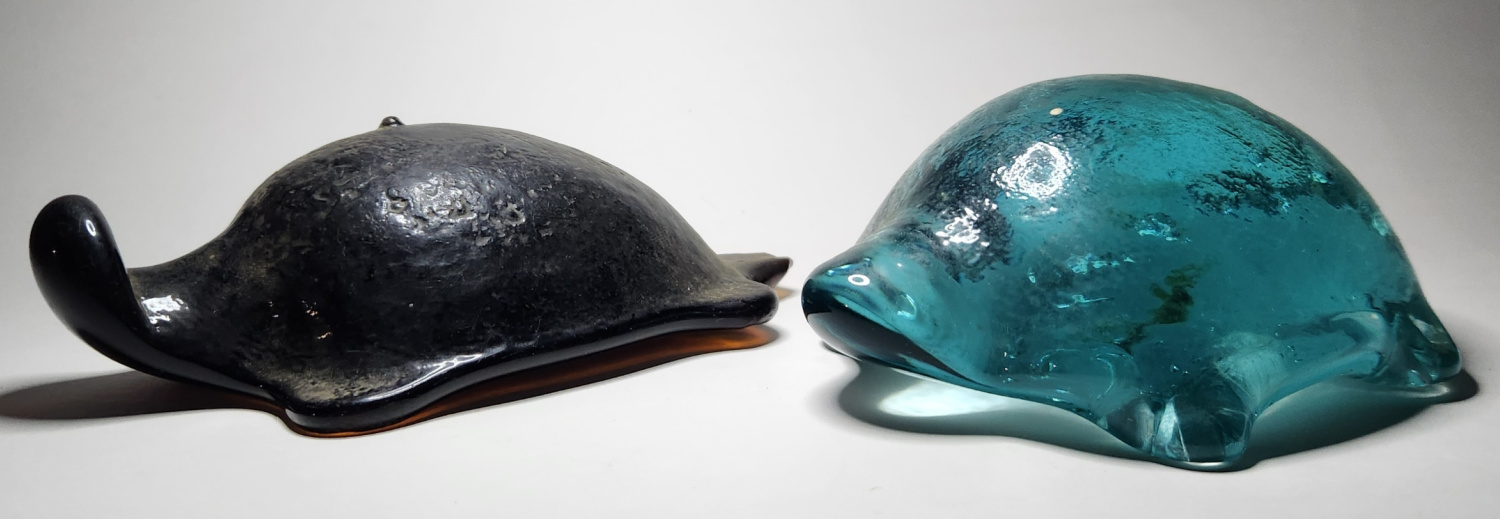 2 Early South Jersey Turtle Door Stops