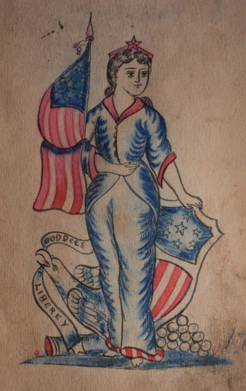 Early Rare Late 19th Century Tattoo Flash