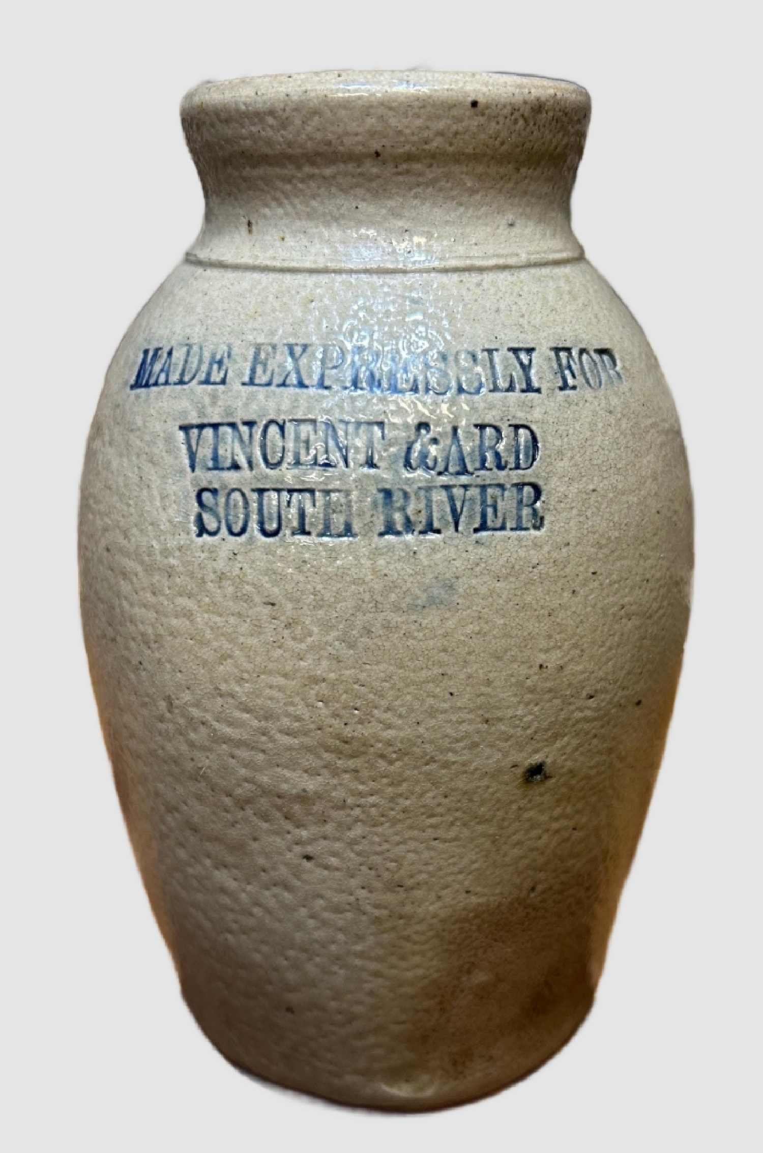 Scarce NJ Oyster Jar