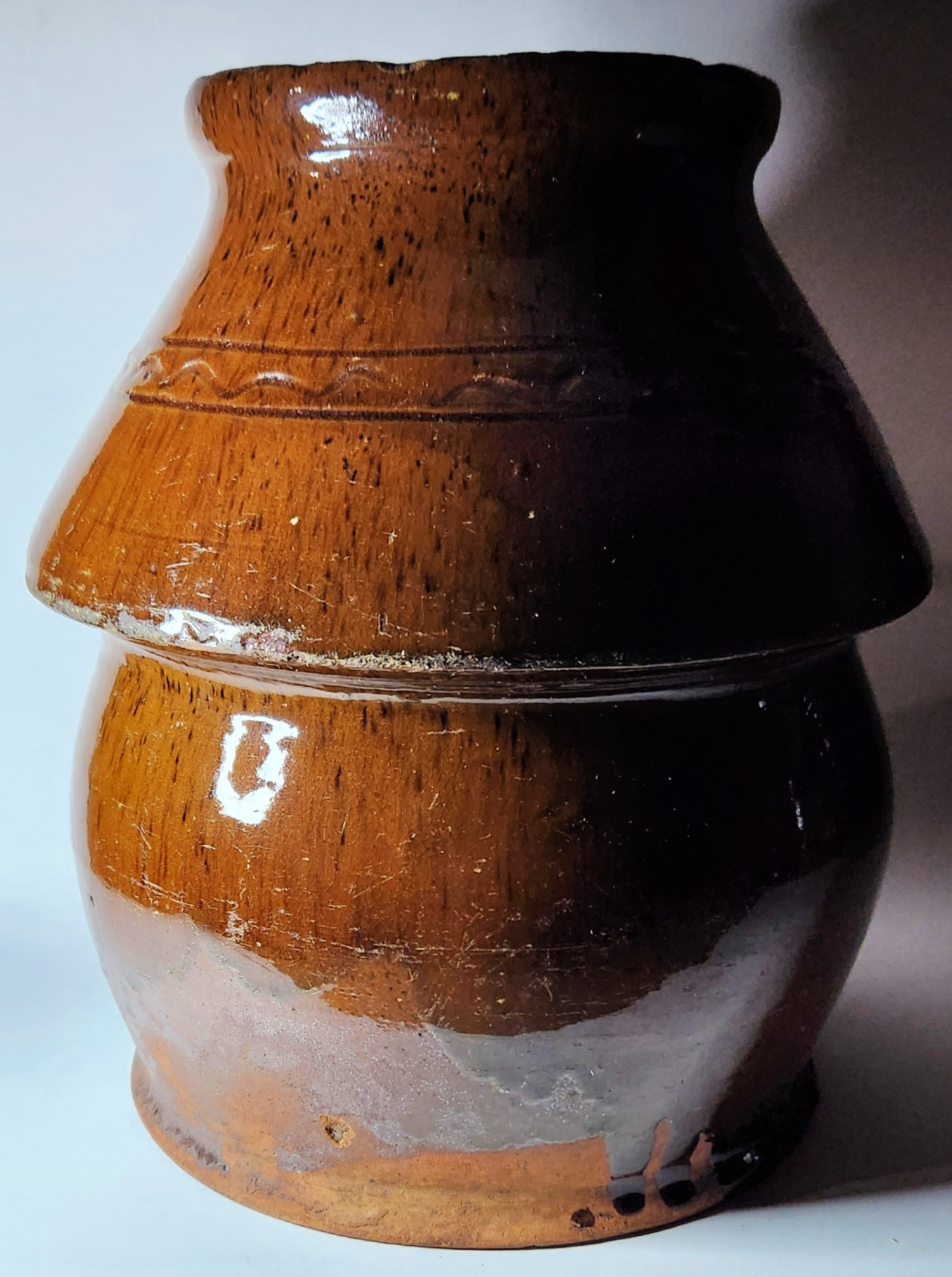 Unusual Large 19th Century Pot